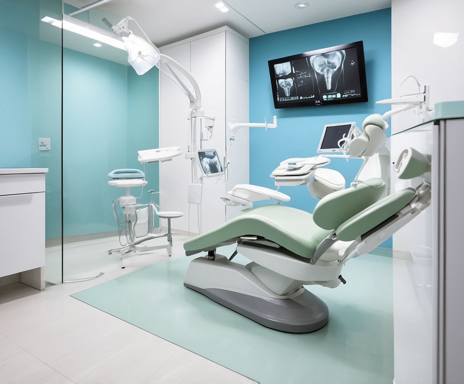 Clínica dental moderna con tecnología avanzada